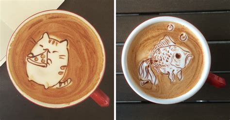 My Friend Convinced Me To Try Latte Art, Here’s The Result | Bored Panda