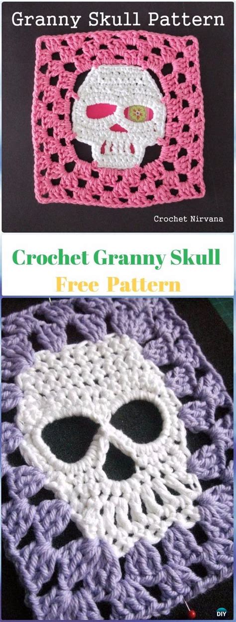 Halloween Crochet Skull Ideas Free Patterns Instructions