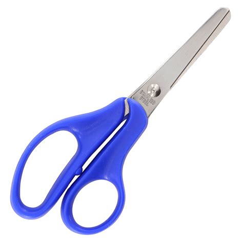 Kids Scissors Blue, Right and Left-Handed 5” Blunt Tip Sharp Stainless ...