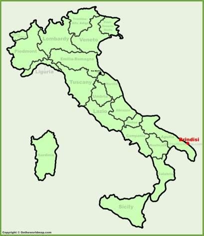 Brindisi Map | Italy | Maps of Brindisi