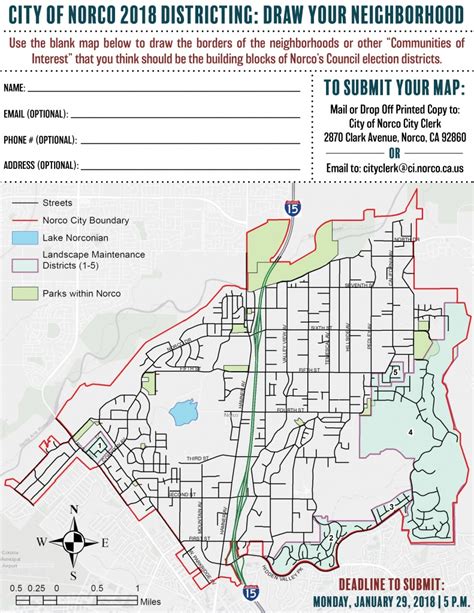 City Of Norco Website - Community Handouts - Norco California Map | Printable Maps