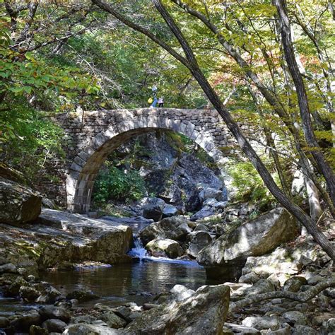 Korea’s most famous stone bridge, Seungseon Bridge, at Jogyesan Provincial Park outside Suncheon ...