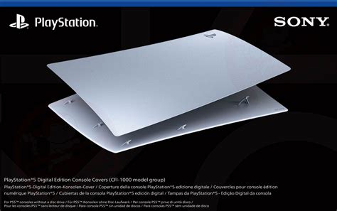 PlayStation 5 Digital Edition Console Cover - Sterling Silver (PS5)(New ...