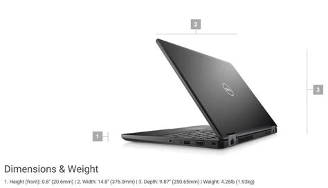 Dell latitude 5591 i5-8400H 8GB 256GB SSD HD 15.6′ HDF 720P W10 P 1YR ...