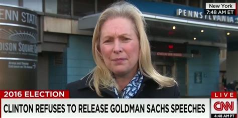 NY Sen. Gillibrand Assures Voters Clinton Will Release Wall St ...