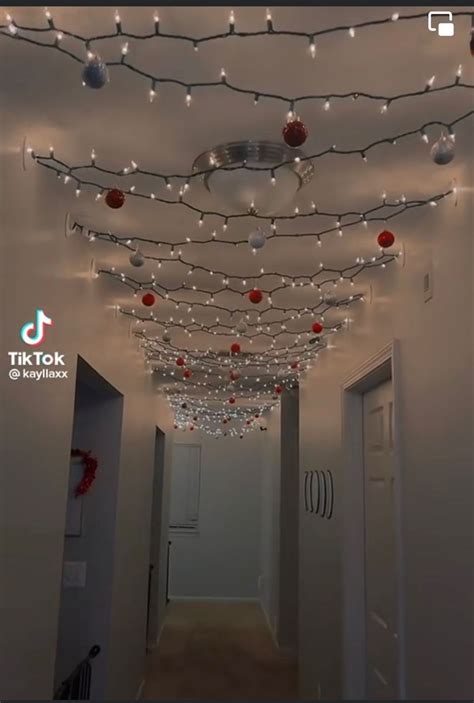 Pin by Cynthia Soza on Holiday | Christmas hallway, Indoor christmas lights, Christmas ceiling ...