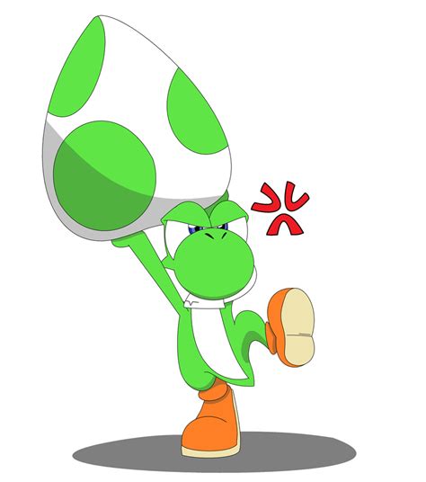 ANGRY YOSHI! by yoshiandriolu on DeviantArt