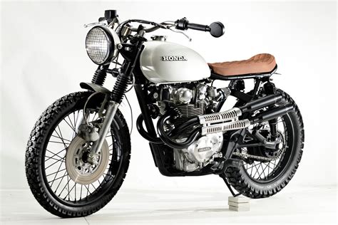 Honda CB450 Scrambler by Steel Bent Customs – BikeBound