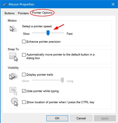 How to Change Mouse Sensitivity and Pointer Speed in Windows 10 / 8 / 7 ...