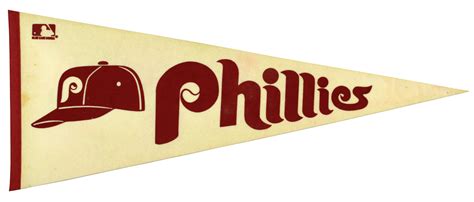 Lot Detail - 1970s Philadelphia Phillies Full Size Pennant | Pennant ...