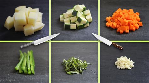 Diced, Chopped, Minced, & More: A Visual Guide to Six Basic Knife Cuts