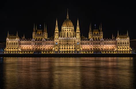 udapest, Hungary, Houses, Rivers, Design, Night, Hungarian, Parliament ...