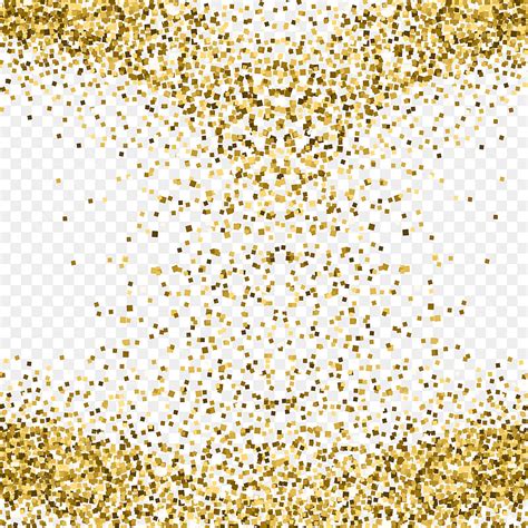 Falling Gold Glitter PNG Transparent, Falling Gold Glitter Border, Glitter, Background, Pattern ...