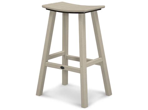 POLYWOOD® Contempo Recycled Plastic 29.75'' Saddle Bar Stool | 2002