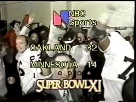 Super Bowl XI on NBC | Nbc, Super bowl, Sports