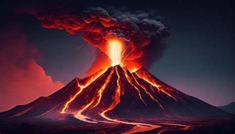 Erupting Volcanoes