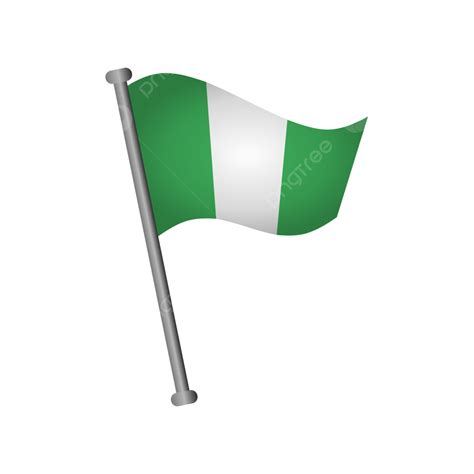 Nigeria Flag, Nigeria, Flag, Nigeria Flag Shinning PNG and Vector with ...