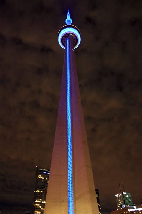 Toronto Night View from the CN Tower - Photos, Videos, and Information