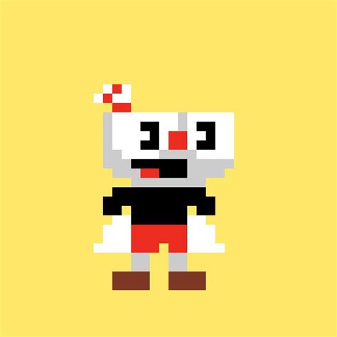 CupHead Pixel Art