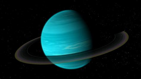 Realistic Planet Uranus From Deep Space Stock Motion Graphics SBV-347555279 - Storyblocks