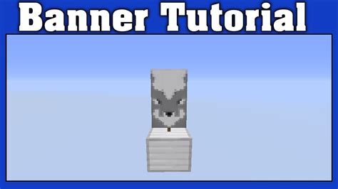 Minecraft Wolf Banner Tutorial - YouTube