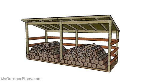 Large Firewood Shed Plans | MyOutdoorPlans