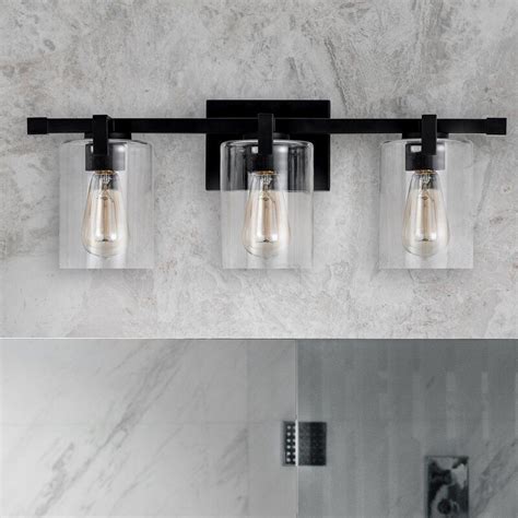 Modern Matte Black Vanity Light - GermanKendrick