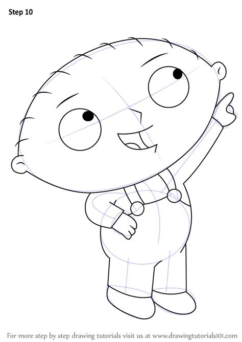 How to Draw Stewie Griffin from Family Guy (Family Guy) Step by Step | DrawingTutorials101.com