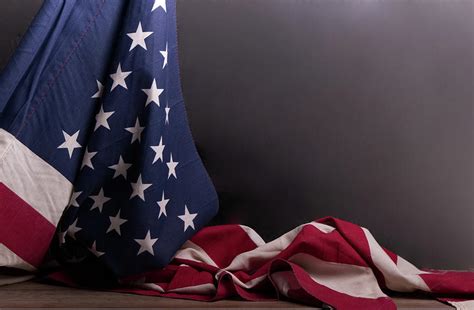 American flag draped on itself Photograph by Vincent Billotto | Pixels