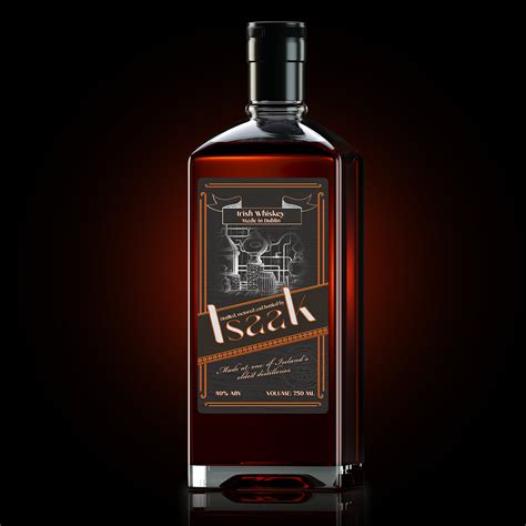 Label Design for Isaak Whiskey on Behance