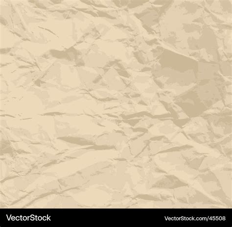 Crinkled paper texture Royalty Free Vector Image