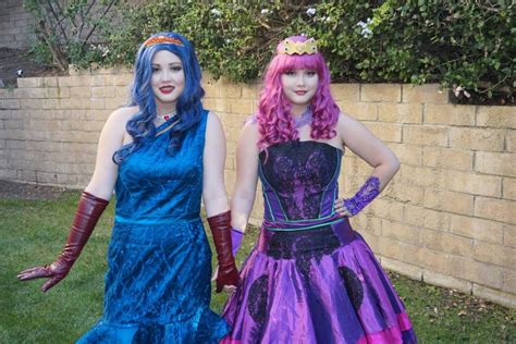 Mal and evie cotillion costumes | Disney Descendants Amino