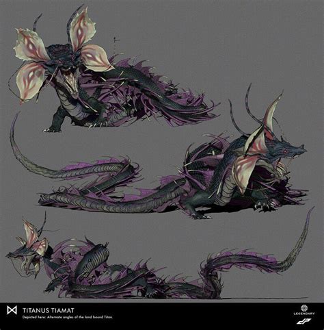 ArtStation - TITANUS TIAMAT Official Concept Development, Dope Pope | Mythical creatures art ...