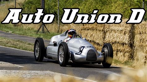 1939 Auto Union Type-D demo incl revving (Schloss Dyck 2015) - YouTube