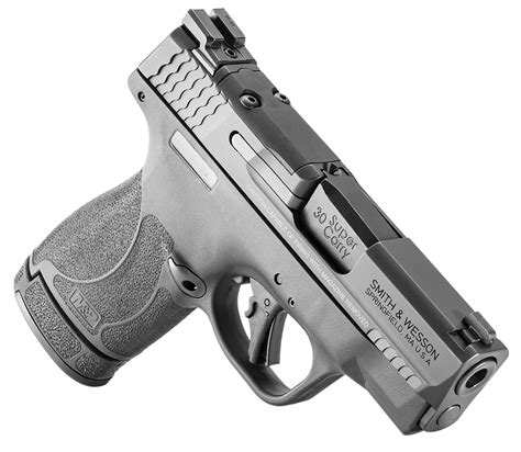 Smith & Wesson M&P Shield Plus, 30 Super Carry Pistol, Manual Thumb Safety, Black (13473) - City ...