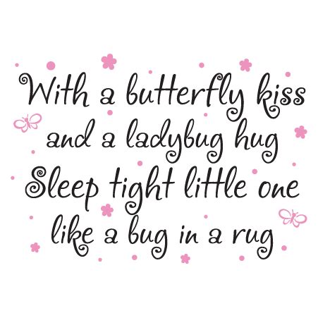 Whimsical Butterfly Kiss Wall Quotes™ Decal | WallQuotes.com