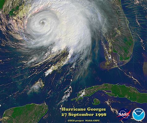 Hurricane Georges in 1998