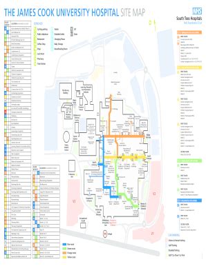 James Cook Hospital Map - Fill and Sign Printable Template Online