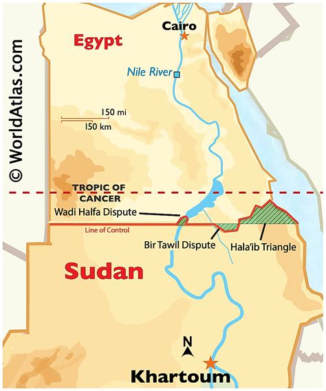 The Egypt-Sudan Border Dispute - WorldAtlas