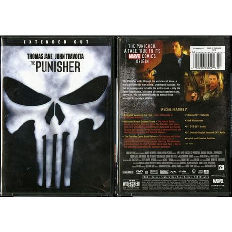 PUNISHER EXTENDED CUT WS DVD SAMANTHA MATHIS JOHN TRAVOLTA LIONSGATE VIDEO NEW on eBid United ...