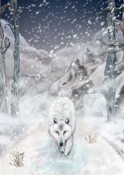 Snow Wolf by Gypsy-Love on DeviantArt