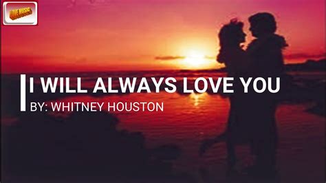 Whitney Houston (I Will Always Love You Instrumental) - YouTube