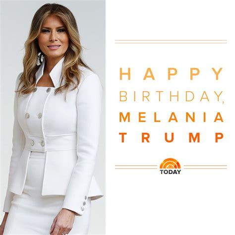 Melania Trump's Birthday Celebration | HappyBday.to