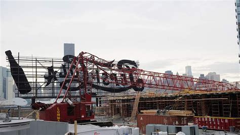 Injuries Reported In New York Crane Collapse | US News | Sky News