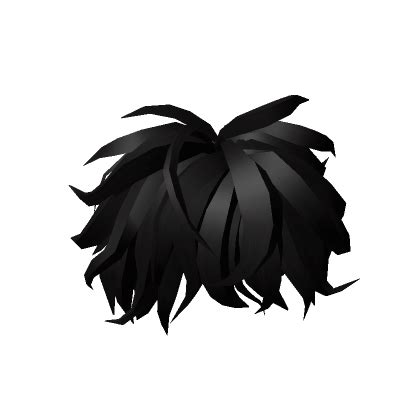 Black Messy Hairstyle - Roblox | Roblox, Maschere, Capelli