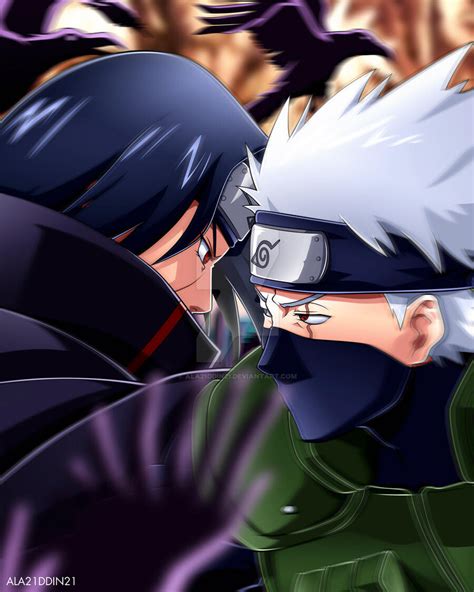 ArtStation - The Many Faces Of Patriotism - Kakashi VS Itachi