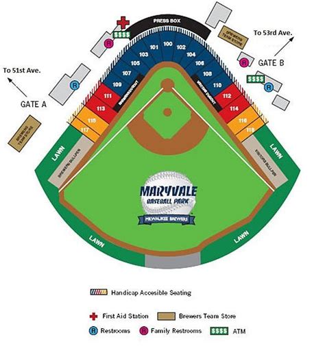 Cubs Sloan Park Seating Chart With Seat Numbers - Chart Walls