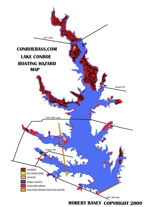 CONROEBASS | Hazard map, Conroe texas, Texas lakes