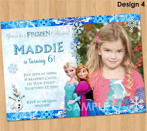 Printable Frozen Invitation Frozen Birthday Invitation with