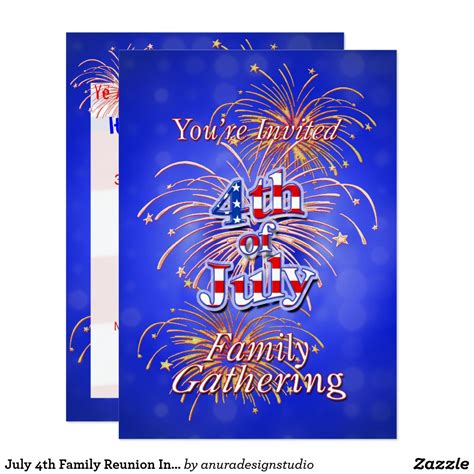 July 4th Family Reunion Invitation Funny 4th Of July, 4th Of July Party, Happy 4 Of July, Fourth ...